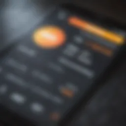 Sophisticated app interface showcasing pricing options