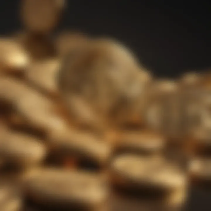 Abstract representation of the opportunities in merging gold and crypto