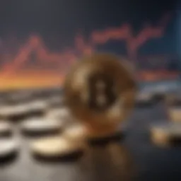 Graph illustrating cryptocurrency volatility trends