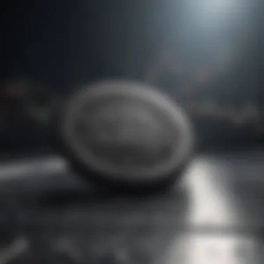 Abstract depiction of Oreo cookie amidst financial charts