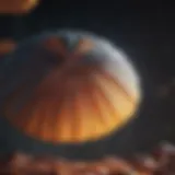 Aesthetic Parachute Fabric Composition Elegant Parachute Fabric Design