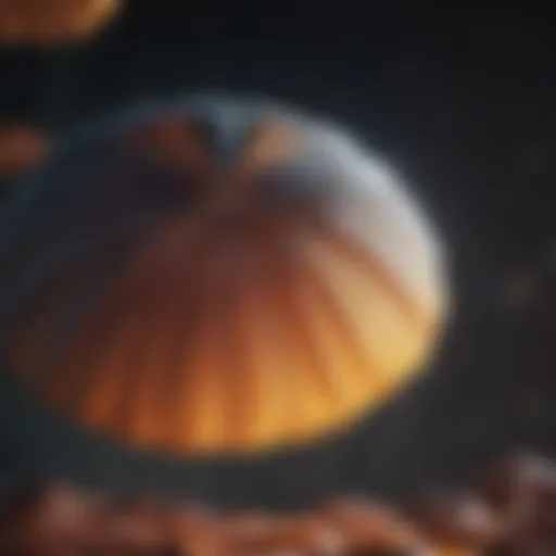 Aesthetic Parachute Fabric Composition Elegant Parachute Fabric Design