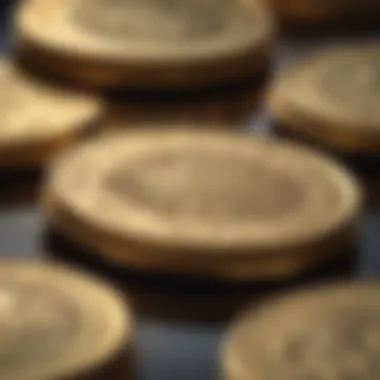 Artistic portrayal of Perth Mint's role in the gold token market