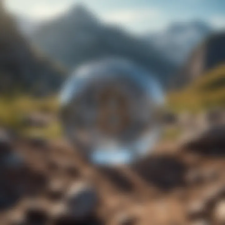 Conceptual visualization of digital asset landscape