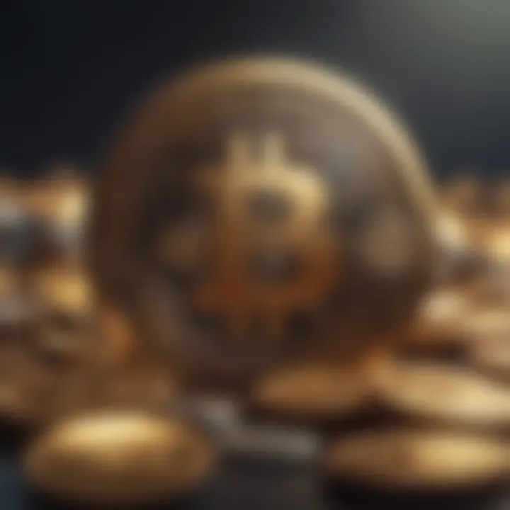 Graphic showcasing potential returns from profitable cryptocurrency mining