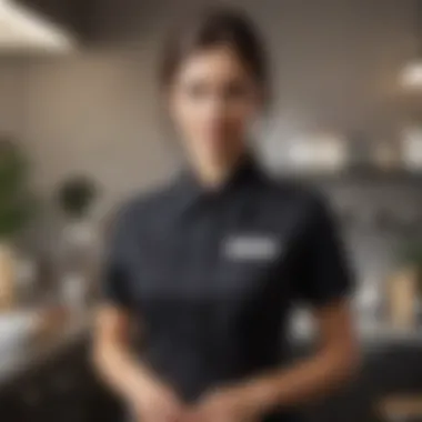 Sleek and Polished Maid Service Attire Professional Maid Service Uniform Design
