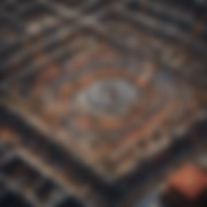 Illustration of a maze representing navigating risks in investment