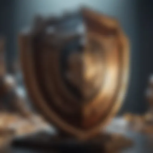 Illustration of a shield symbolizing protection in investment