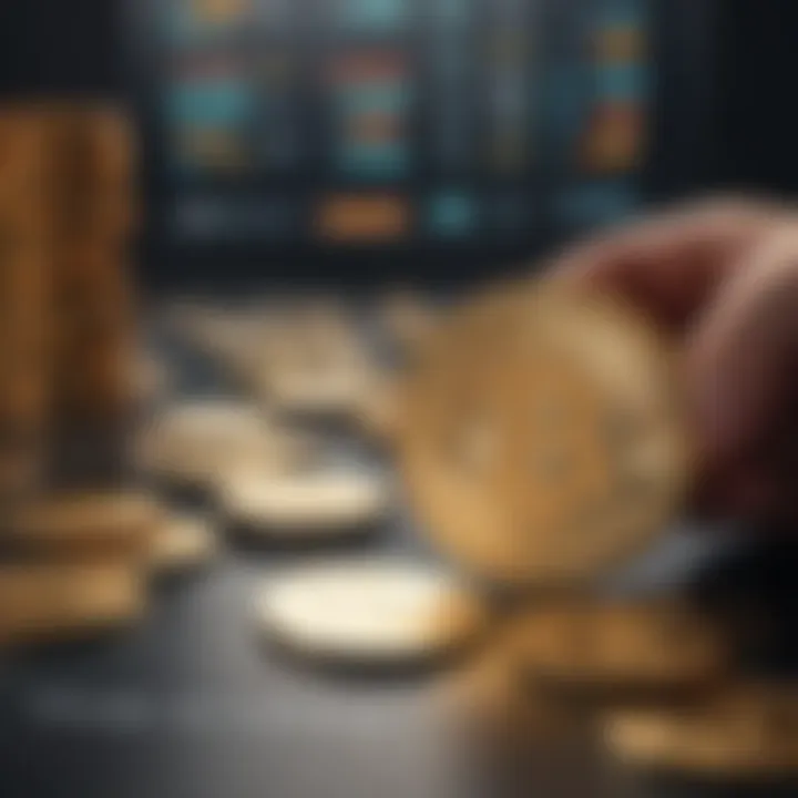 Decoding Tax Reporting in Cryptocurrency Illustration highlighting the reporting requirements for cryptocurrency taxes