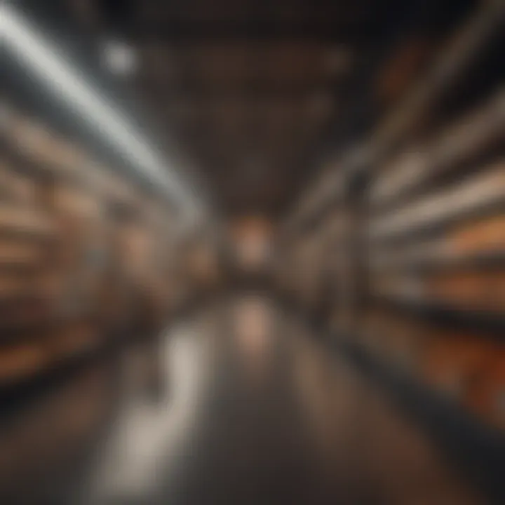 A futuristic depiction of retail shopping trends influenced by cryptocurrency acceptance.