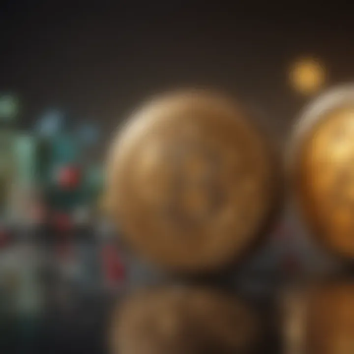 Artistic representation of managing risks in trading environments