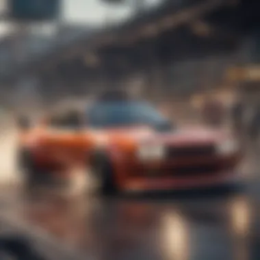 Rocket Bunny Stance on Drift Car