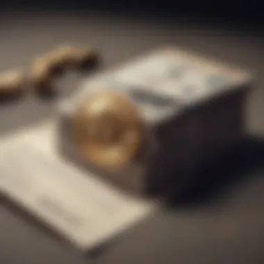 Conceptual image showcasing the importance of safeguarding crypto paper wallets