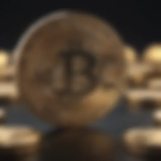 Abstract representation of Satoshi symbolizing digital currency