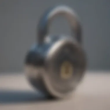 Secure Lock Symbolizing Coinbase Security Measures