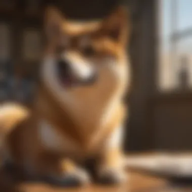 Shiba Inu Investment Decision-Making Visual depiction of informed decision-making process for Shiba Inu investments