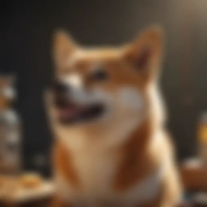 Visual representation of trading strategies for Shiba Inu on Binance