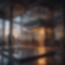 Visual representation of SingularityNET architecture and its interconnected nodes.