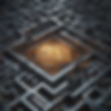 Navigating the Dynamic Landscape of Small Crypto Exchanges Abstract representation of small crypto exchanges in a digital maze