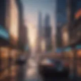 Immersive Virtual Reality Cityscape with Somnium Space Token Virtual Reality Cityscape