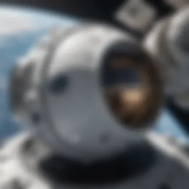 SpaceX Crew Dragon Capsule Docking at ISS