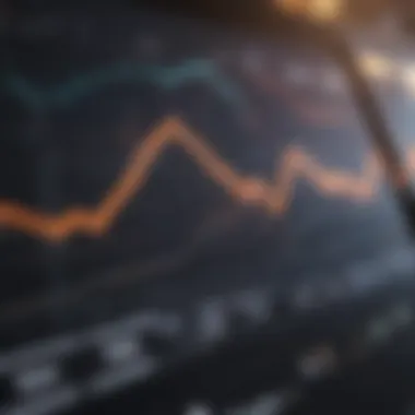 Financial Graph Showing Market Trends Financial Graph Showing Market Trends