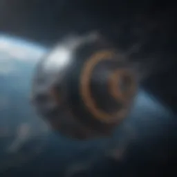 Futuristic Satellite Network in Space