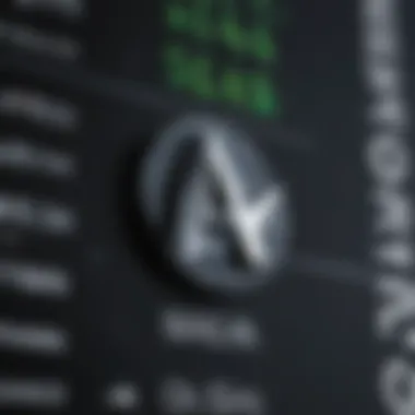 Stock Market Ticker Detail Close-up of a stock market ticker displaying SpaceX stock symbol