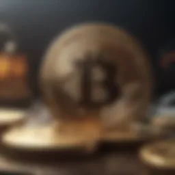 Chart illustrating the concept of short-selling in cryptocurrency