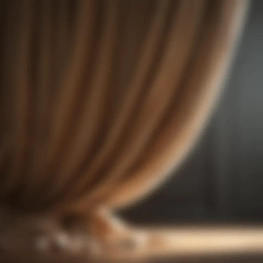 Elegant draping of All In Favor top