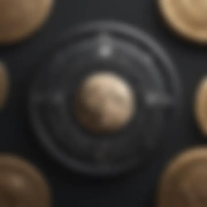 Intricate tag design inspired by lunar phases