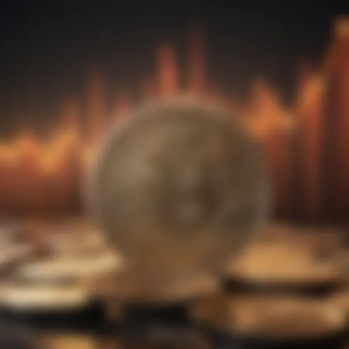 Graph showing TCG Coin's market performance over time