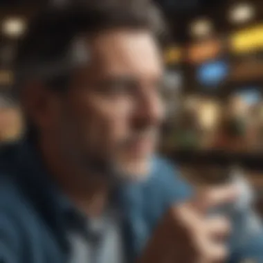 Trader analyzing market trends