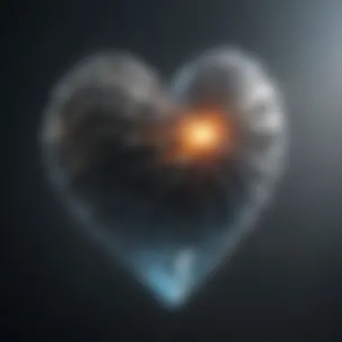The Icy Heart of a Comet A close-up of a comet nucleus showcasing its icy surface and dust particles