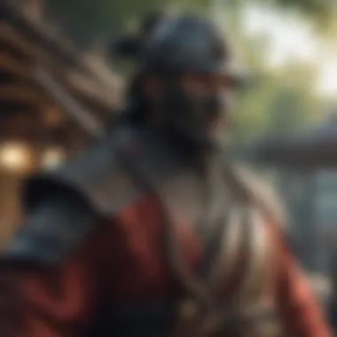 A modern interpretation of the ronin symbolizing autonomy and rebellion.