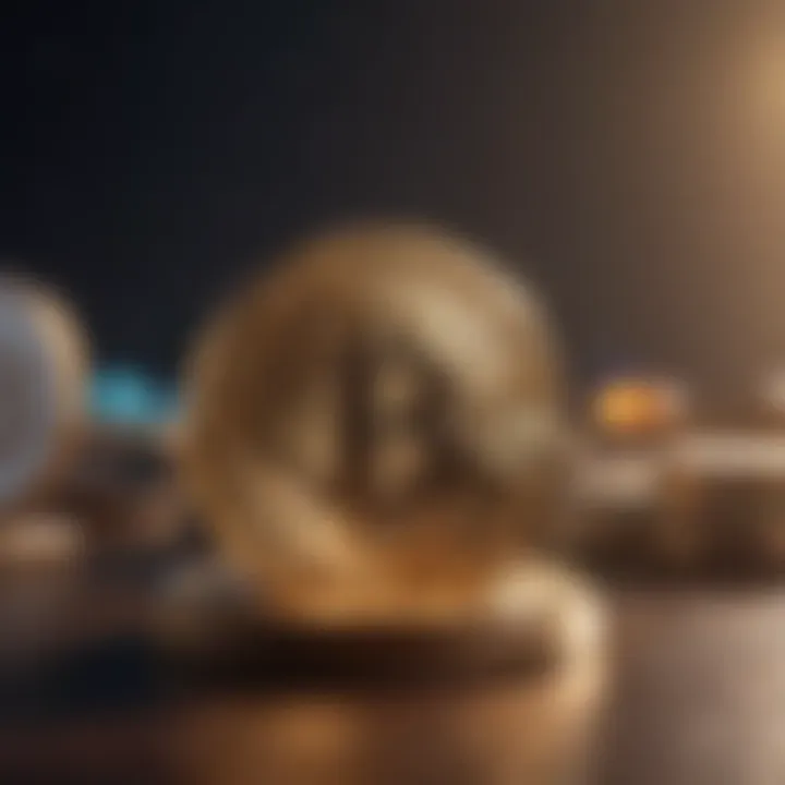 An abstract depiction of investment strategies in the crypto market