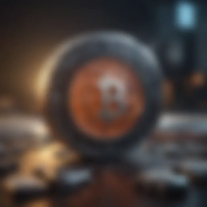 An illustration showcasing technological advancements in blockchain