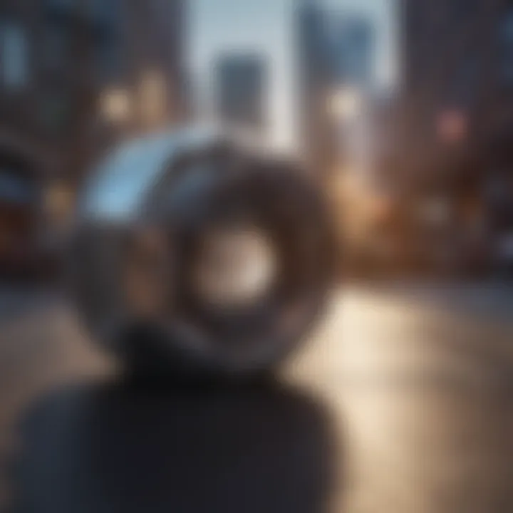 A futuristic depiction of the accessibility of blockchain technology through no code solutions.