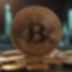 Bitcoin price chart showcasing historical fluctuations