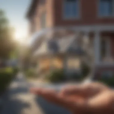 Diagram showcasing transparency in property transactions enabled by technology