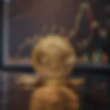 A graphical representation of Bitcoin market trends showing upward trajectory