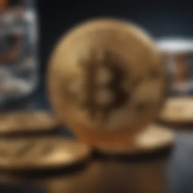 Visual illustration of Bitcoin's technological advancements and blockchain integration