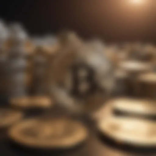 Visual representation of cryptocurrency transaction fees