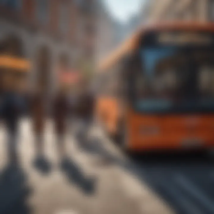 Graph illustrating audience reach of outdoor advertising in urban settings