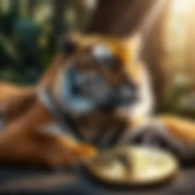 Unveiling the Genesis of Tigercoin Illustration depicting the origins of Tigercoin