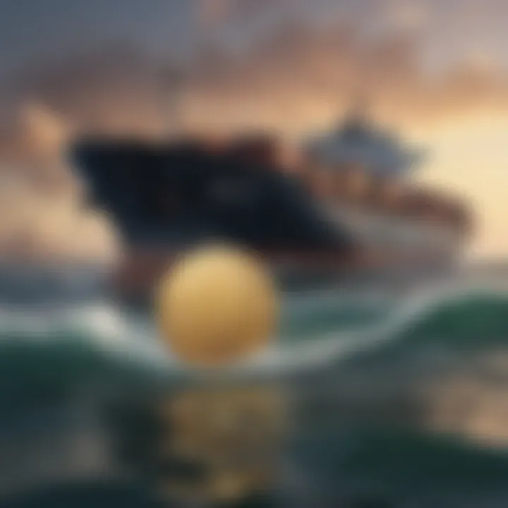 Navigating International Trade Waters with the Australian Dollar International trade graph with Australian dollar symbol