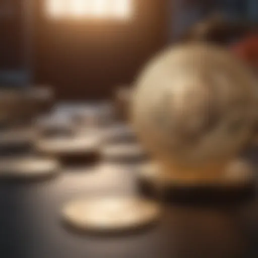 Digital Illustration Representing Trade Limits Concept on Coinbase