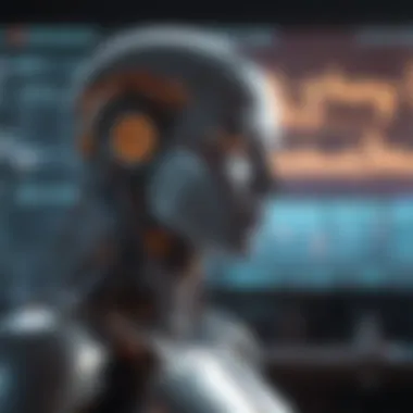 Visual representation of AI data analysis