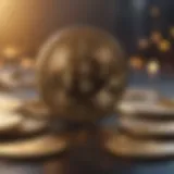 Visual representation of cryptocurrency transfer between platforms