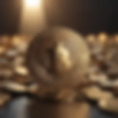 Conceptual Cryptocurrency Conversion Conceptual depiction of cryptocurrency conversion